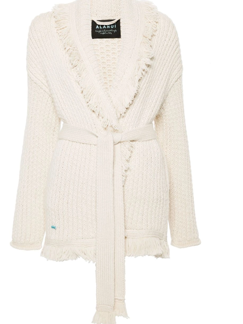 Alanui Women cardigan fringe-edge Finest 0821